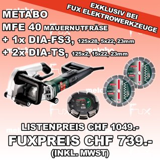 Metabo MFE 40 Mauernutfräse