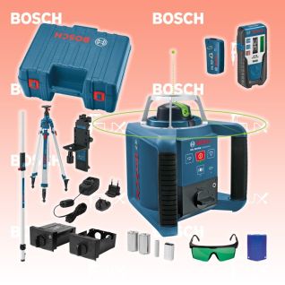 Bosch Professional GRL 300 HVG Rotationslaser + BT 300 HD